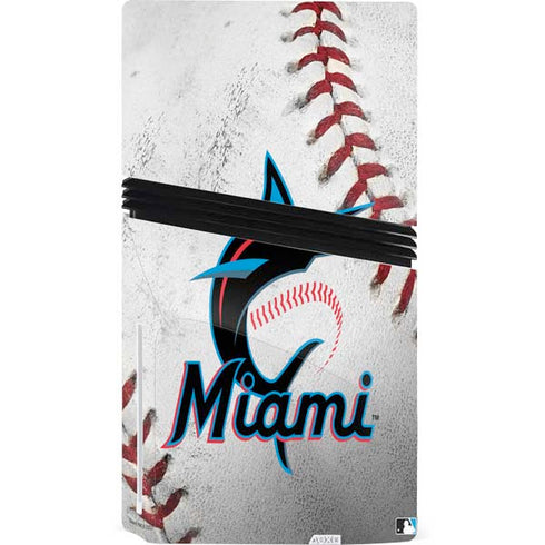 MLB Miami Marlins Game Ball PS5 Pro Disk Bundle  Skin